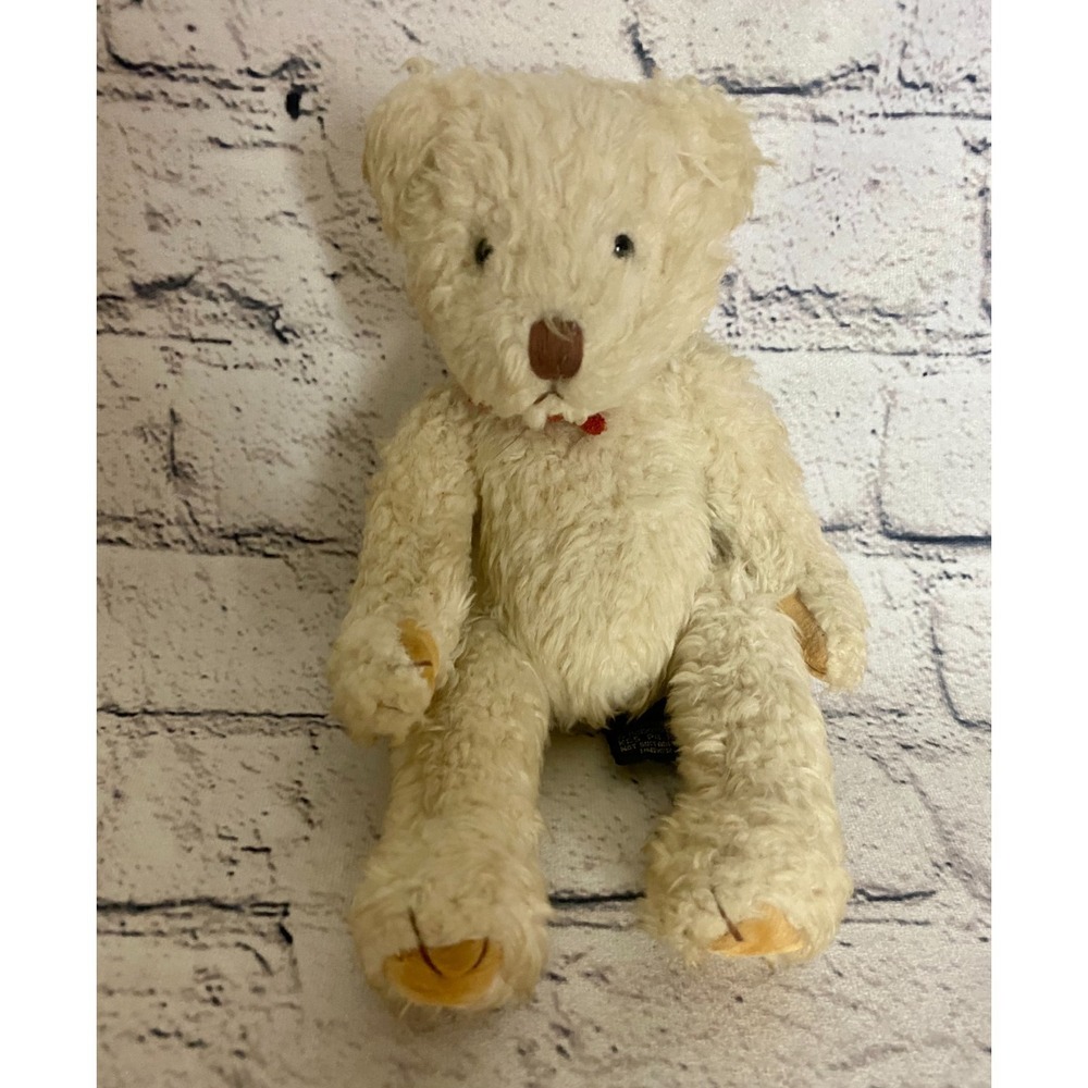 Vintage Russ Kids Beige Plush Teddy Bear Stuffed Animal Toy Collectible